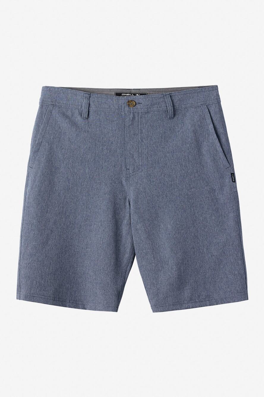 O'Neill Reserve Heather Blue Gray Hybrid Casual Active Pro Stretch Short NWOT 30
